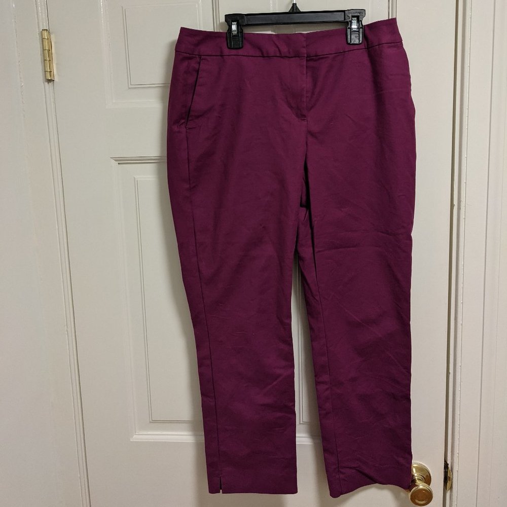 Boden Size 6 Pink Cropped Trousers